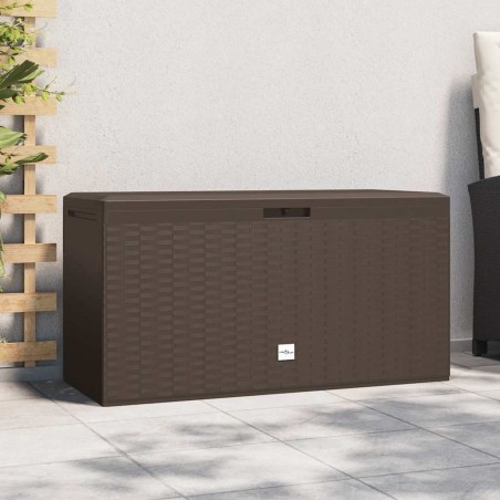 Boîte de rangement de jardin Marron 114x47x60 cm 537595537595