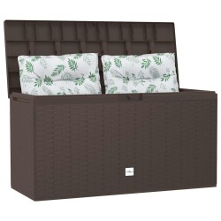 Boîte de rangement de jardin Marron 114x47x60 cm 537595537595