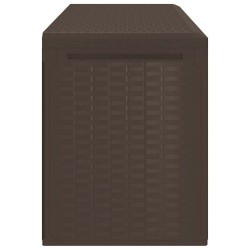 Boîte de rangement de jardin Marron 114x47x60 cm 537595537595