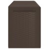 Boîte de rangement de jardin Marron 114x47x60 cm 537595537595