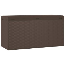 Boîte de rangement de jardin Marron 114x47x60 cm 537595537595