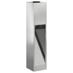 Lumière de Chemin LED Solaire 2 pcs Argenté Galvanisé 537596537596