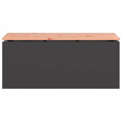 Banc de jardin Noir 100 x 40 x 43 cm Acier 537605537605