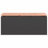 Banc de jardin Noir 100 x 40 x 43 cm Acier 537605537605