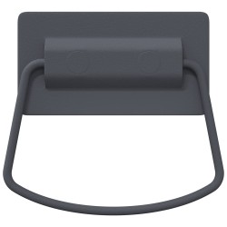 Poignées de Cabinet Anthracite 85 x 45 mm Métал 537609537609