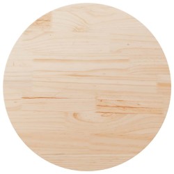 Dessus de table Ø90x2,5 cm Bois de pin massif 537614537614