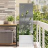 Écran de confidentialité de jardin Fretwork Argent 50 x 150 cm 537615537615