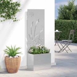Écran de confidentialité de jardin Fretwork Argent 50 x 150 cm 537615537615