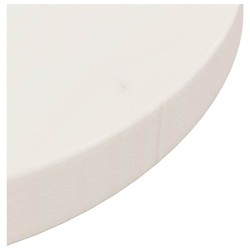 Dessus de table Blanc Ø30x2,5 cm Bois de pin massif 537616537616