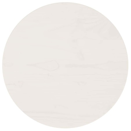 Dessus de table Blanc Ø40x2,5 cm Bois de pin massif 537617537617
