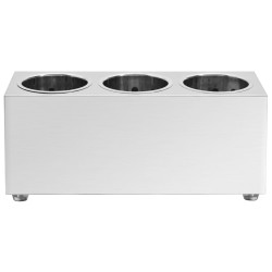 Porte-couverts 3 grilles Rectangulaire Acier inoxydable  537621537621