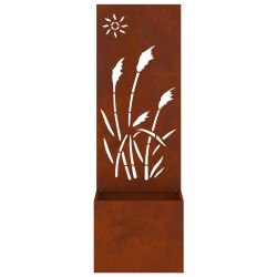 Écran de confidentialité de jardin Fretwork Rouillé 50 x 150 cm 537622537622