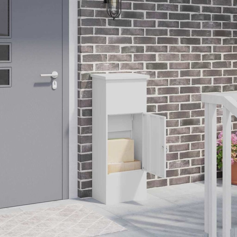 Boîte de dépôt de colis Blanc 44,5 x 29 x 110,5 cm Acier 537624537624