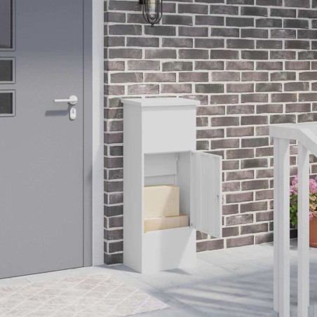 Boîte de dépôt de colis Blanc 44,5 x 29 x 110,5 cm Acier 537624537624