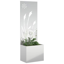 Écran de confidentialité de jardin Fretwork Argenté 50 x 140 cm 537625537625