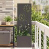 Écran de confidentialité de jardin Floral Noir 50 x 32 x 150 cm 537631537631