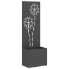 Écran de confidentialité de jardin Floral Noir 50 x 32 x 150 cm 537631537631