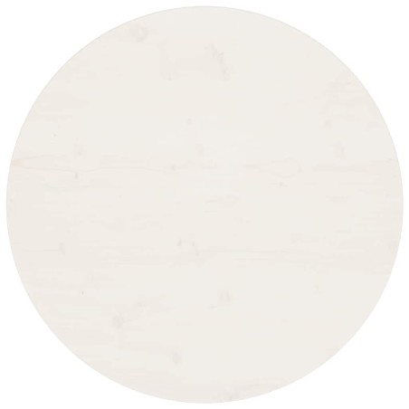 Dessus de table Blanc Ø70x2,5 cm Bois de pin massif 537632537632