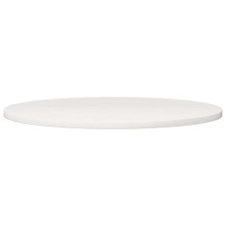 Dessus de table Blanc Ø80x2,5 cm Bois de pin massif 537633537633