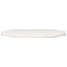 Dessus de table Blanc Ø80x2,5 cm Bois de pin massif 537633537633