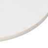 Dessus de table Blanc Ø80x2,5 cm Bois de pin massif 537633537633