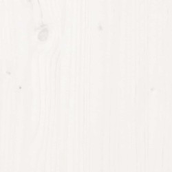 Dessus de table Blanc Ø80x2,5 cm Bois de pin massif 537633537633