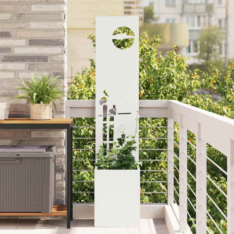 Écran de confidentialité de jardin Blanc 32 x 32 x 150 cm 537634537634