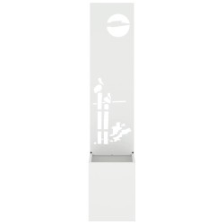 Écran de confidentialité de jardin Blanc 32 x 32 x 150 cm 537634537634