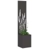 Écran de confidentialité de jardin Noir 32 x 32 x 150 cm 537637537637