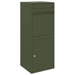 Boîte de dépôt de colis Vert olive 41 x 38 x 103 cm Acier 537642537642