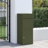 Boîte de dépôt de colis Vert olive 41 x 38 x 103 cm Acier 537642537642
