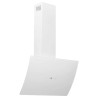 Hotte murale 60 cm Acier et verre trempé Blanc 537643537643