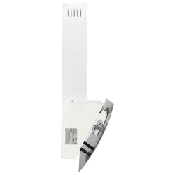 Hotte murale 60 cm Acier et verre trempé Blanc 537643537643
