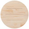 Dessus de table Blanc Ø90x2,5 cm Bois de pin massif 537645537645