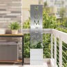 Écran de confidentialité de jardin Argent 32 x 32 x 150 cm 537649537649