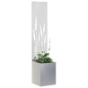 Écran de confidentialité de jardin Fretwork Argent 32 x 150 cm 537653537653