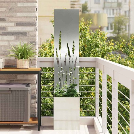 Écran de confidentialité de jardin Fretwork Argenté 32 x 150 cm 537654537654