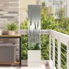 Écran de confidentialité de jardin Fretwork Argenté 32 x 150 cm 537654537654