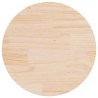 Dessus de table Ø60x2,5 cm Bois de pin massif 537656537656