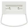 Poignées de Cabinet 12 pcs Blanc 85 x 45 mm Métал 537658537658