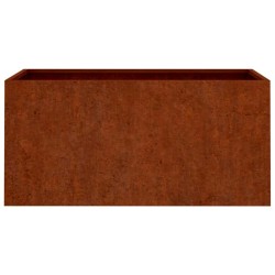 Jardinière 62x30x29 cm acier corten 537659537659