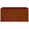 Jardinière 62x30x29 cm acier corten 537659537659