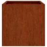 Jardinière 62x30x29 cm acier corten 537659537659