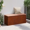Banc de jardin Rouillé 100 x 40 x 43 cm 537662537662