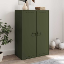 Poignées de Meuble 2 pcs Vert olive 85 x 45 mm Métал 537664537664