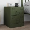Poignées de Meuble 12 pcs Vert olive 85 x 45 mm Métал 537665537665
