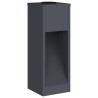 Lumière de Chemin LED Solaire 2 pcs Anthracite 537669537669