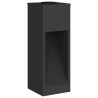 Lumière de Chemin LED Solaire 2 pcs Noir Acier laminé à froid 537672537672