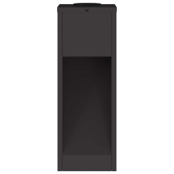 Lumière de Chemin LED Solaire 2 pcs Noir Acier laminé à froid 537672537672