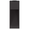 Lumière de Chemin LED Solaire 2 pcs Noir Acier laminé à froid 537672537672